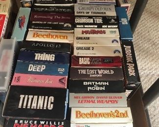 Many VHS Tapes