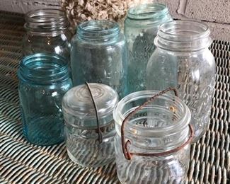 Lot of 7 mason jars - $25