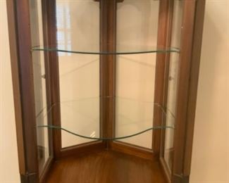 $150.00. Octagon Display Case Curio Cabinet. 27”W x 72”H x 22”D 