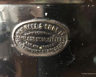 Parnell & Sons English Tole Painted Tea Tin $75
18" tall, 12" wide, 9.25" deep
