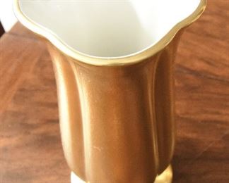 Pickard Four Lobed Small Vase  $30
6" tall, 3.25" wide. Excellent coindition. 