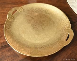 Pickard gold flowers Plate  $22
7.75"