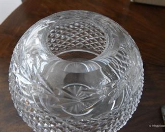 Waterford Rose bowl $30
6" globe