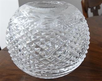 Waterford Rose bowl $30
6" globe