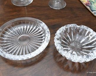 Val St Lambert ashtrays $5 each