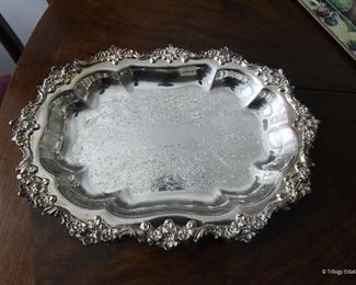 Towle Silver Plate Small Platter or Tray $20
11.5" x 8.5" x 2" Deep