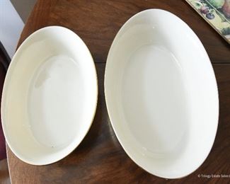 Lenox Vegetable Bowls $24
8.5" and 10" mint condition