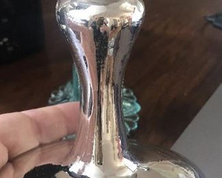 Antique mercury glass single tieback $12
3.75" wide, 4.5" tall