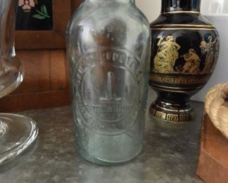 Late 1800s Bunker Hill Pickles Bottle $15