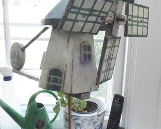 Primitive Style Windmill Weather Vane $25