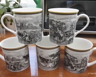 Lot of 5 Villeroy & Boch Audun Ferme Coffee Mugs $50