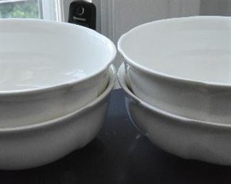 Lot of 4 Haviland Limoges White Bowls $40