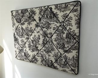 Toile Bulletin Board $12
Approximately 18x24