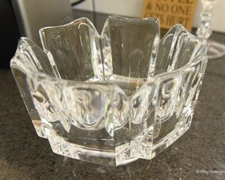 Orrefors Bowl $22
4.5" wide, 3.75" tall. Signed
