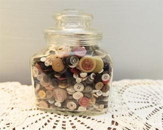 Button Jar $24
6" x 5" x 7"