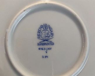 Herend Green "Chinese Bouquet" Large Fluted Edge Bowl $65
8.5" diameter