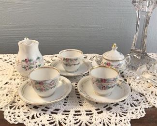 9 piece tea set $9