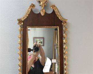 Antique Gilt Mirror $65
32" tall, 15" wide
