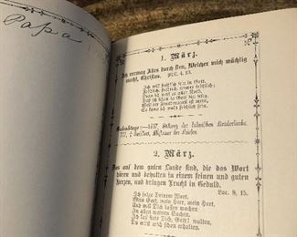 Vergissmeinnicht, published in 1889, Pennsylvania $28
