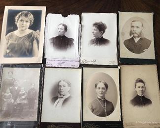 Lot of 8 Antique Pictures $15