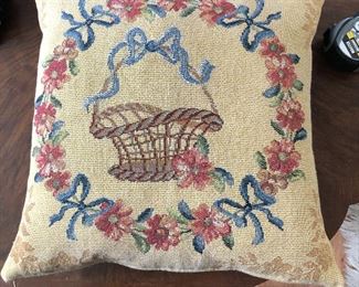 French Needlepoint Pillow $20
18" x 18"