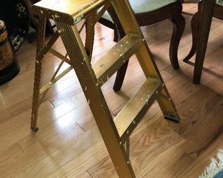 Snazzy Gold Step Ladder $10