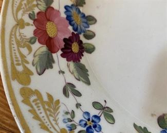 Flowered plate $12