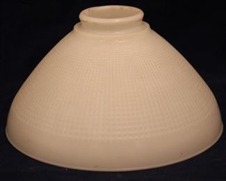 Lot# 2246 - Milk Glass Lamp Shade