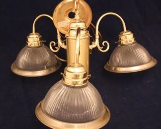 Lot# 2248 - Brass Chandelier