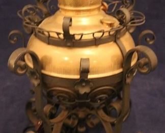 Lot# 2251 - Antique Electric Oil Lamp