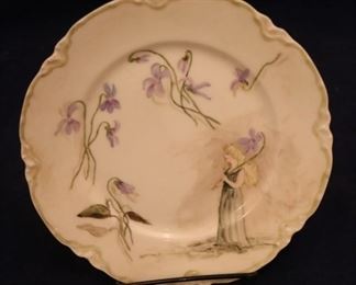 Lot# 2276 - Antique Hand Painted Plate