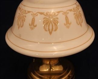 Lot# 2302 - Vintage Milk Glass Light Fix