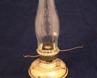 Lot# 2336 - Brass Electric Oil Lamp