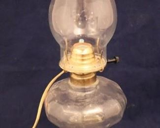 Lot# 2341 - Glass Electric Oil Lamp