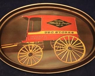 Lot# 2348 - A&P Metal Advertising Tray