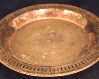 Lot# 2393 - Silver Plated Serving Tray