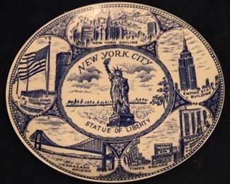 Lot# 2396 - Vintage New York City Blue/W