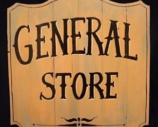 Lot# 2397 - "General Store" Wood Sign