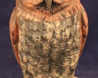 Lot# 2405 - Plastic Owl Statue