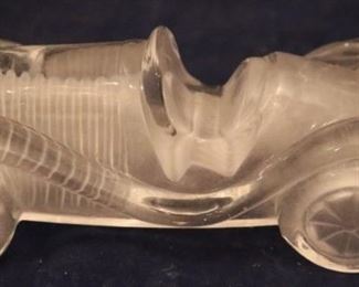 Lot# 2410 - Glass car Candy Container