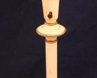 Lot# 2470 - Lamp with milk shade