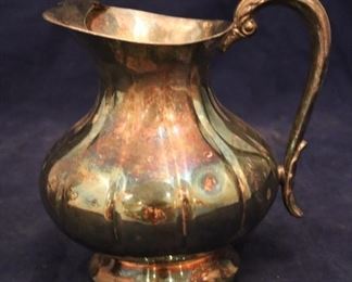 Lot# 2489 - Silver Plated Pitcher
