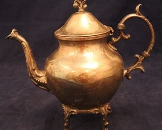 Lot# 2490 - Silver Plated Tea Pot