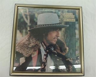 Framed Album Cover Bob Dylan