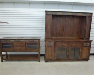 Buffet and Flat Screen TV Cabinet view 1