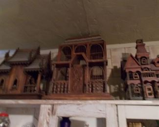 Antique Victorian birdcages 