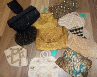 Some of the beaded bags