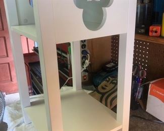 Mickey Mouse nightstand in white....