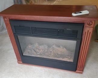 Amish Electric Cherry Fireplace