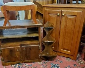 Assortment Vtg Accent Furniture